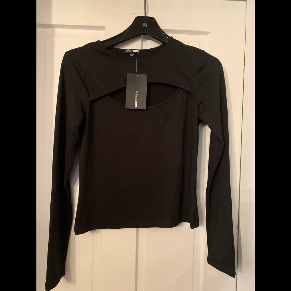 NWT Fashion Nova Black Top
